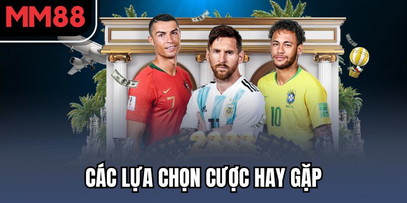 Các lựa chọn cược hay gặp