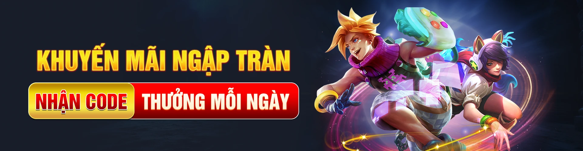 Khuyến mãi ngập tràn - code thưởng mỗi ngày banner MM88